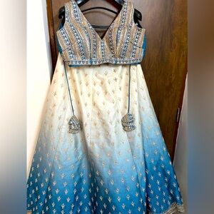 Indian lehenga choli and dupatta